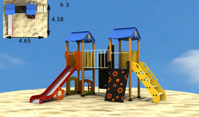 儿童木质组合滑梯PE板滑梯不锈钢滑梯